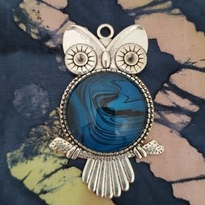 Handmade Owl Pendant Necklace